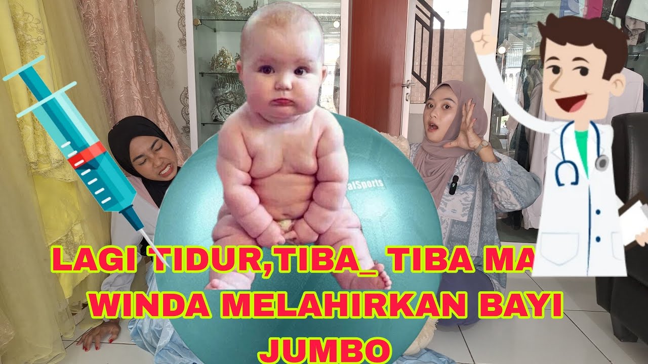 DRAMA LUCU KAK WINDA TIDUR NYENYAK,TIBA_TIBA HAMIL BESAR MELAHIRKAN BAYI JUMBO