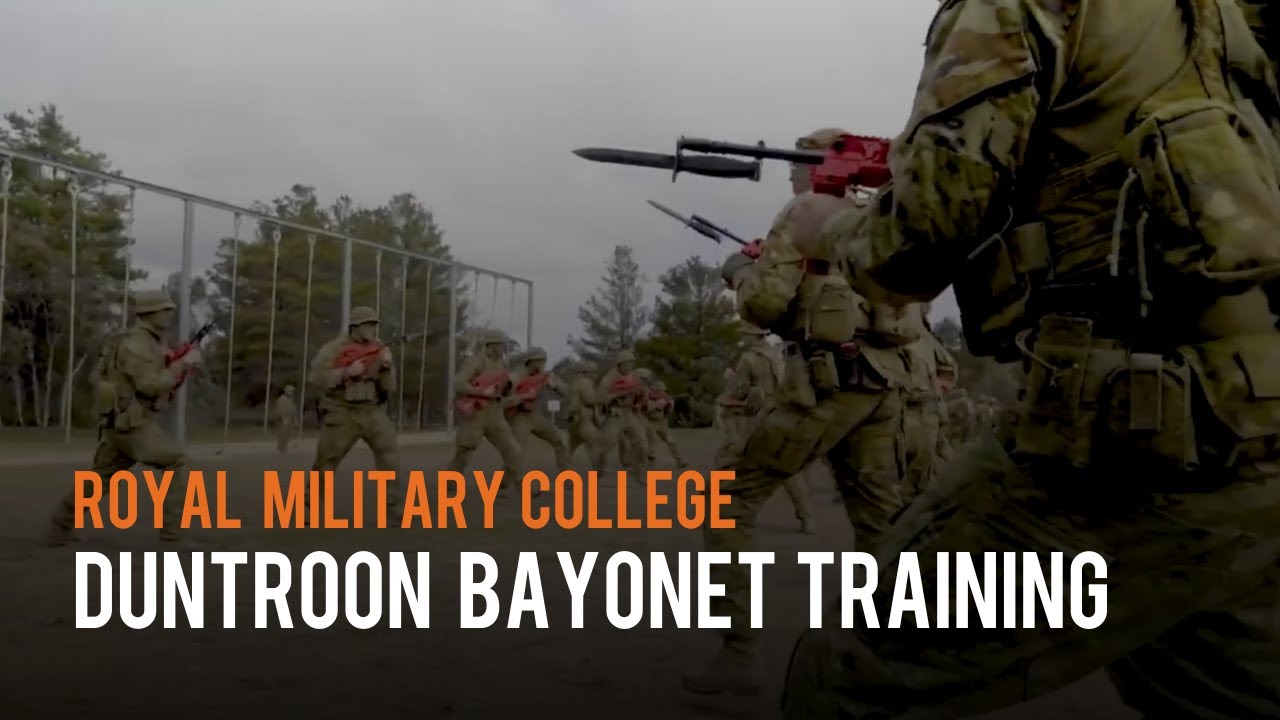 Royal Military College - Duntroon Bayonet Training
