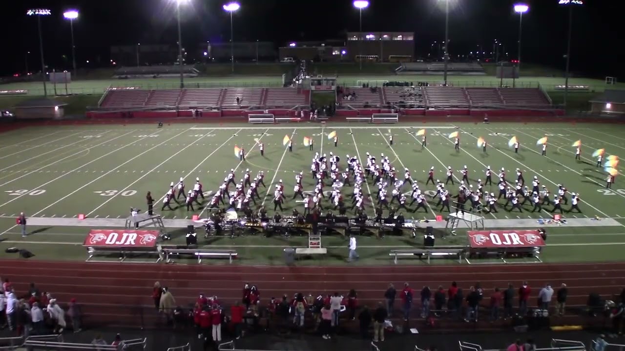 Owen J. Roberts High School Marching Band and Colorguard - Home Postgame Performance - 10.10.2025