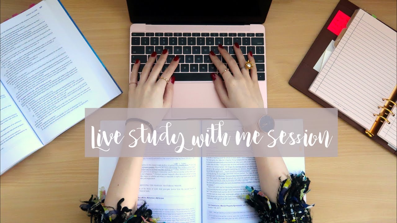 LIVE STUDY WITH ME | 4 HOURS | NO MUSIC