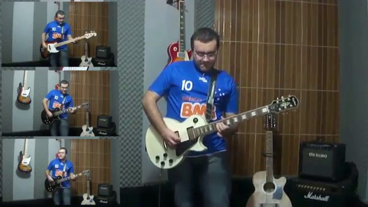 Hino do Cruzeiro na guitarra - Caique Sousa