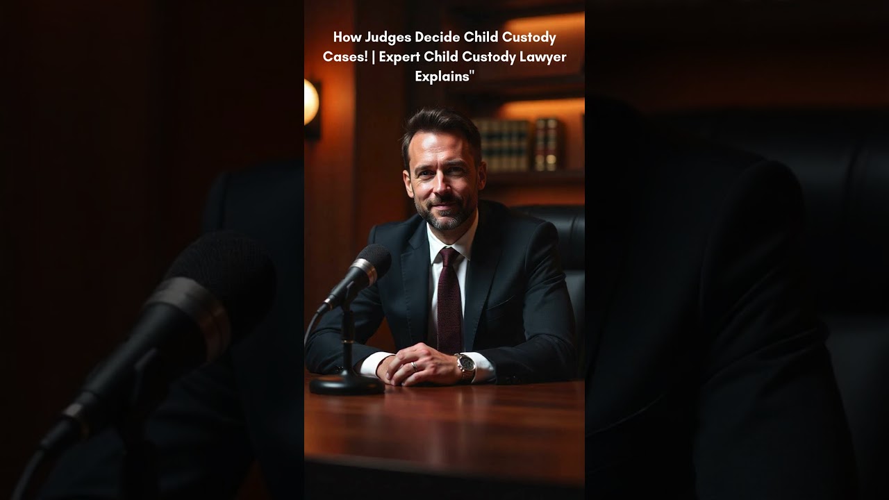 How Judges Decide Child Custody Cases!  Expert Child Custody Lawyer Explains
