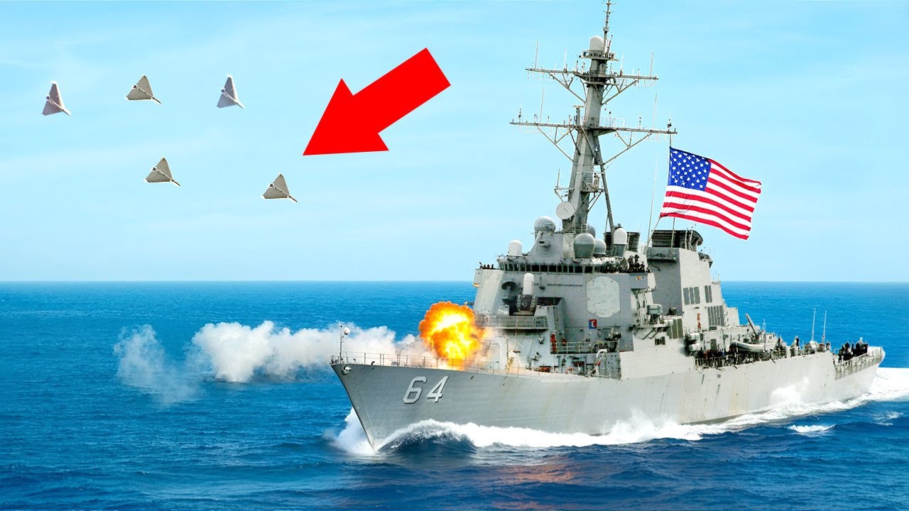 12 Houthi Drones ATTACK U.S. Ship - Then THIS Happened