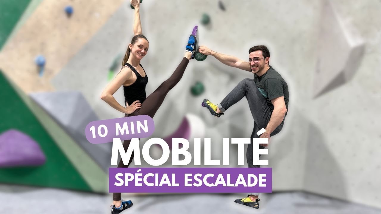 10 minutes de mobilité pour l'escalade avec @Vincent Grimpe