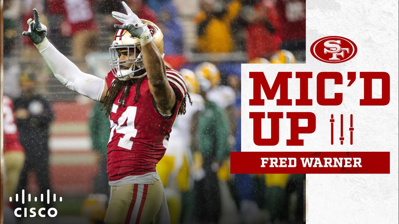 Mic'd Up: Fred Warner is Dialed In vs. the Packers | 49ers