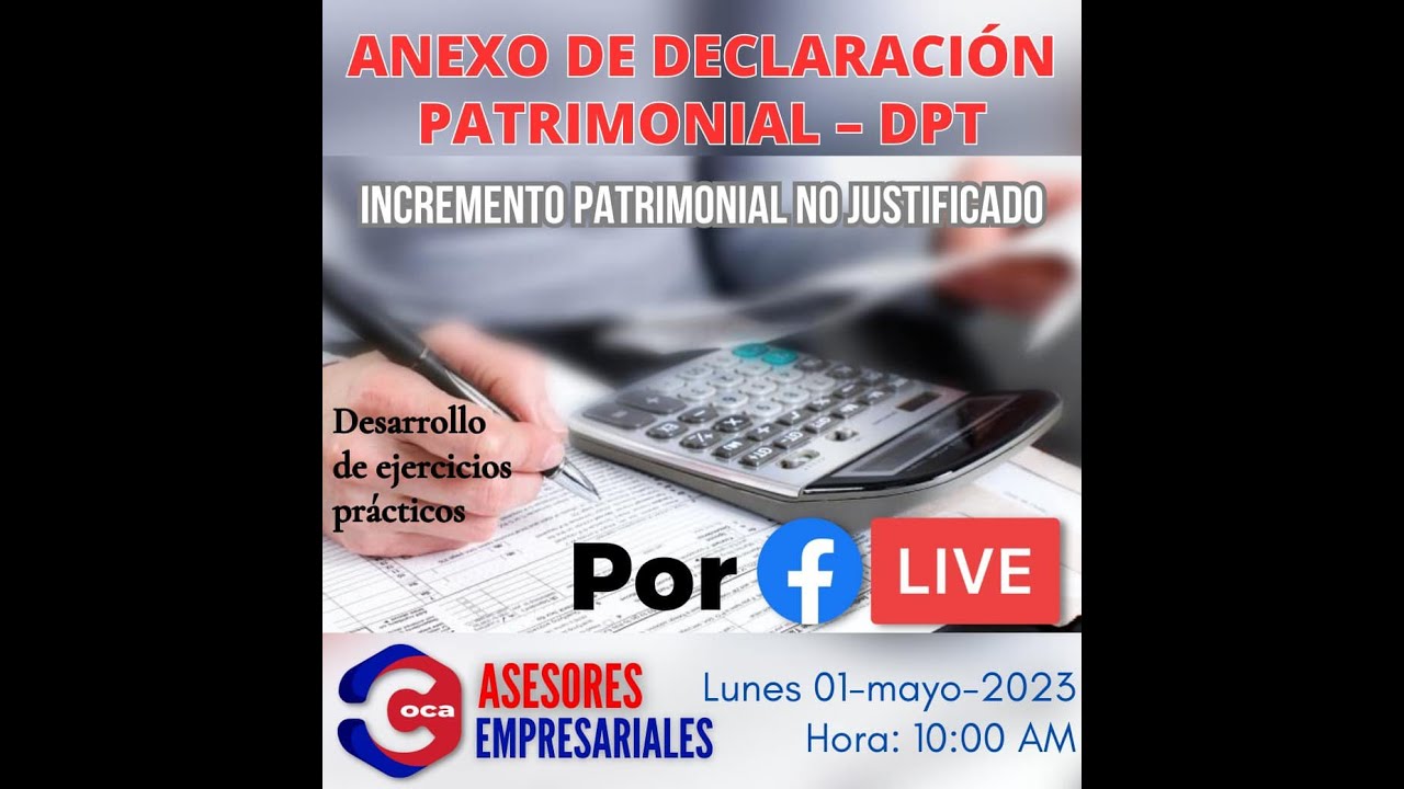 ANEXO DE LA DECLARACIÓN PATRIMONIAL