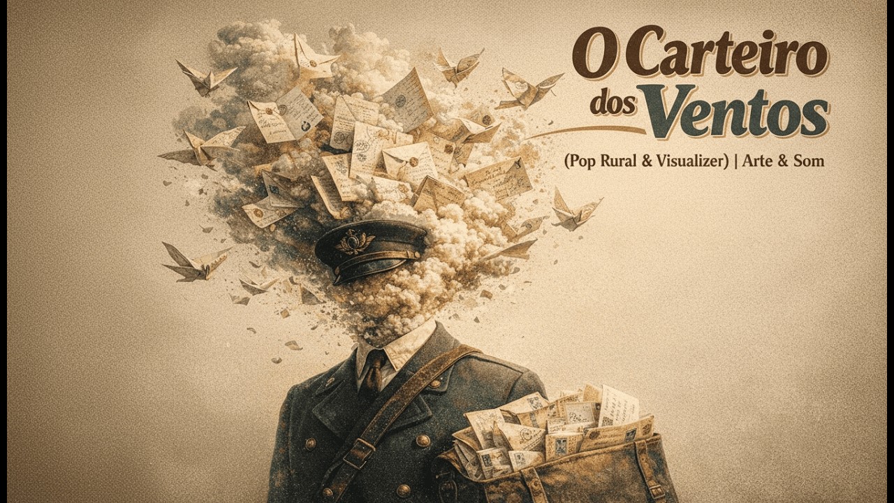 O Carteiro dos Ventos (Pop Rural & Visualizer) | Arte & Som #musica #artevisual