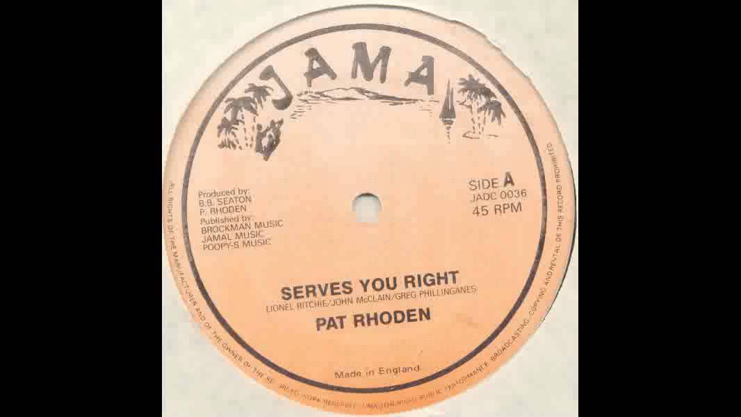 Pat Rhoden - Serves You Right [Lovers Rock]
