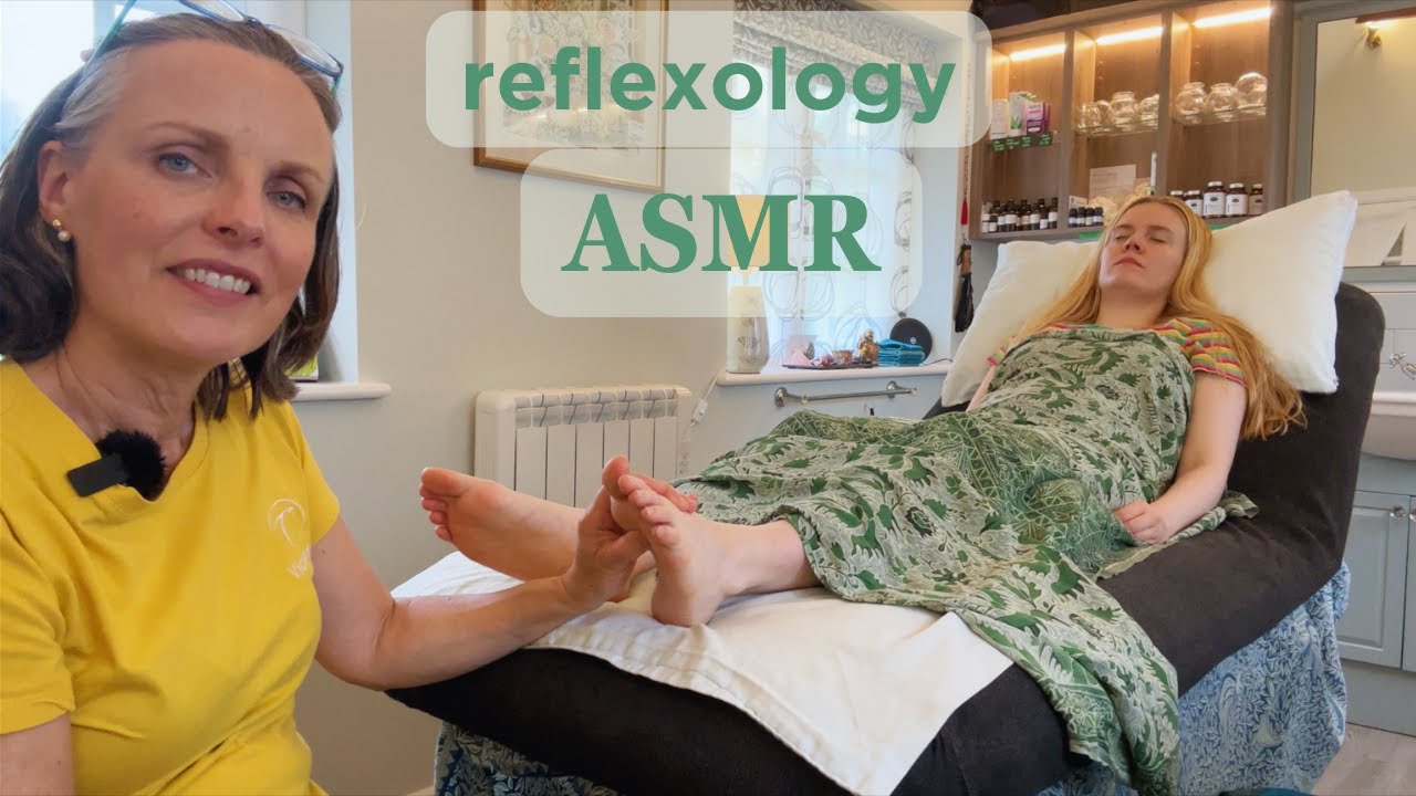 ASMR Reflexology & Kinesiology for @asmr_beauty 🦶Unintentional ASMR Real Person