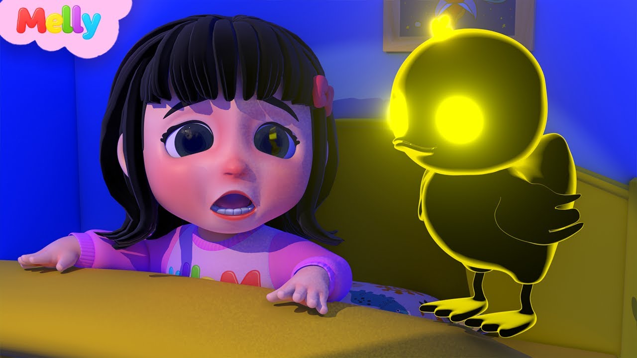 Monster in the Dark | Don't Be Afraid Of Monsters | Melly Nursery Rhymes & Kids Songs