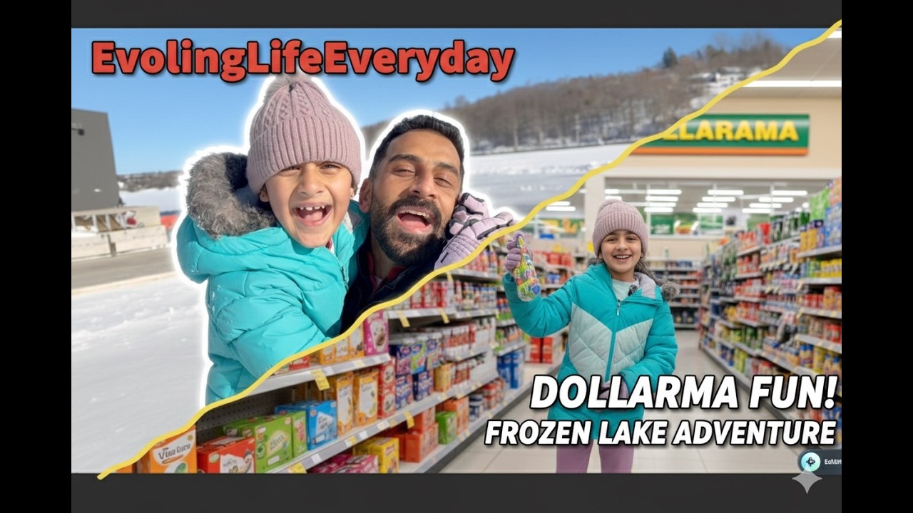 Pure Family Fun ❤️ | Frozen Lake ❄️ + Dollarama Challenge 🛍️