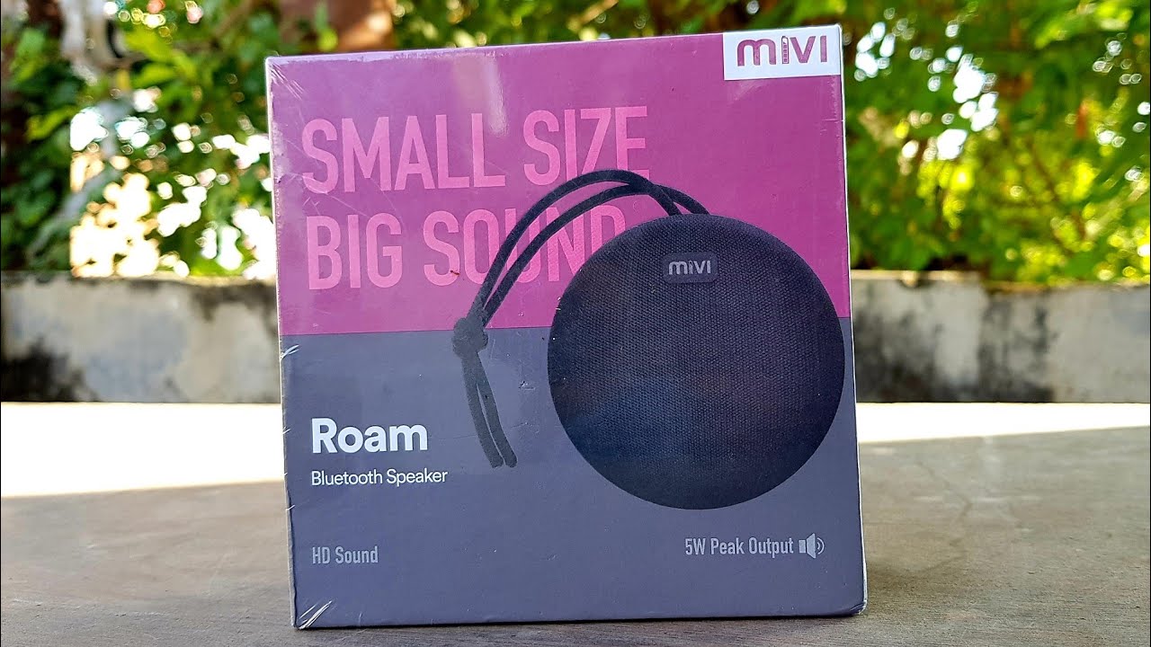 MIVI Roam Bluetooth speaker UNBOXING  WATER PROOF, BOOMING BASS,HD SOUND (BEST SPEAKER UNDER 1000rs)