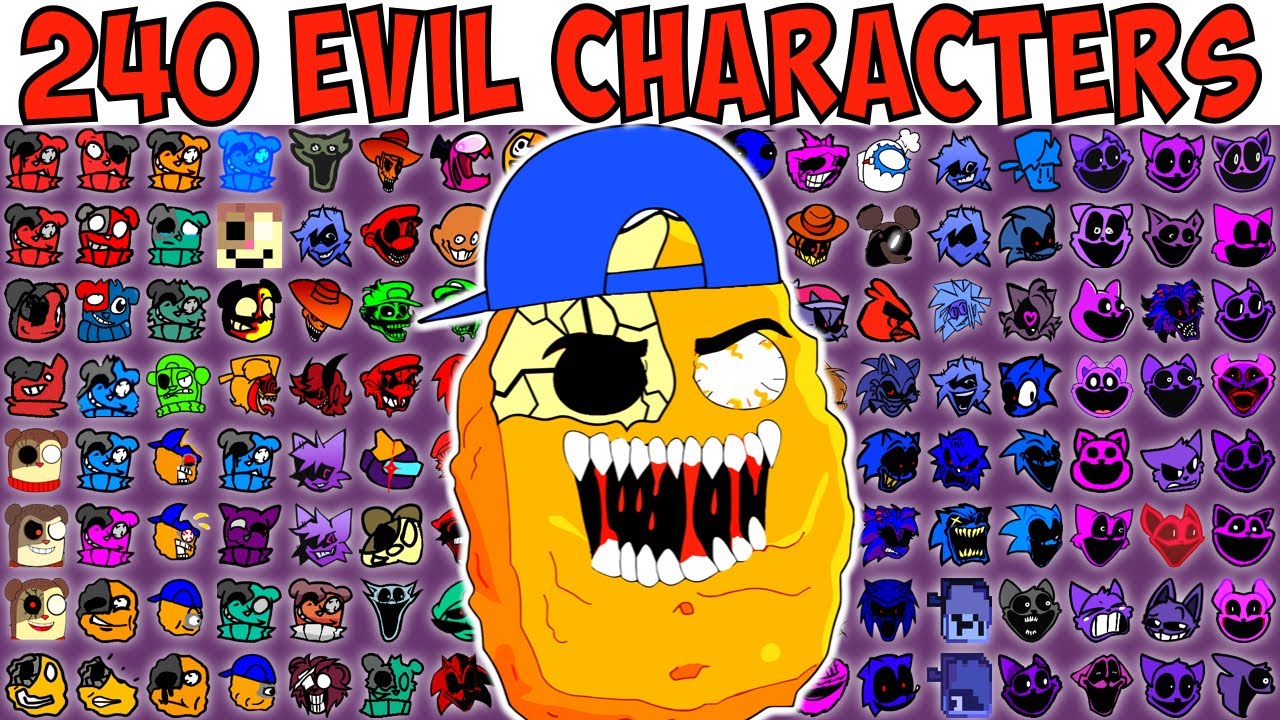 ALL EVIL TEST | FNF Character Test | Gameplay VS My Playground
