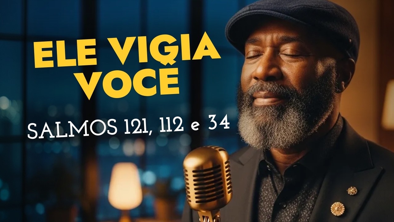 SALMOS 121, 112 e 34 – Oração da Noite Para Descansar Sem Medo (Blues Gospel)