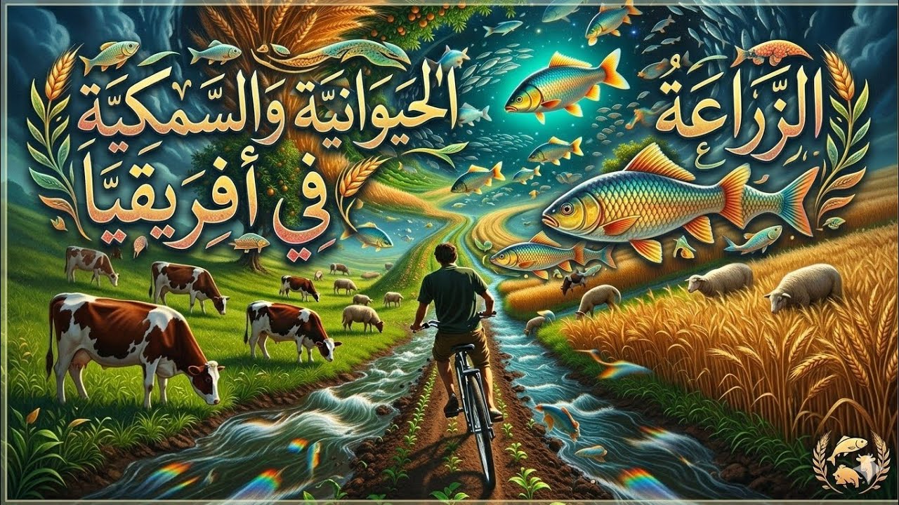 الزراعه والثروة الحيوانية والسمكيه فى أفريقيا| اولى اعدادي | الدرس الاول|الوحده التالته|الجزء الاول