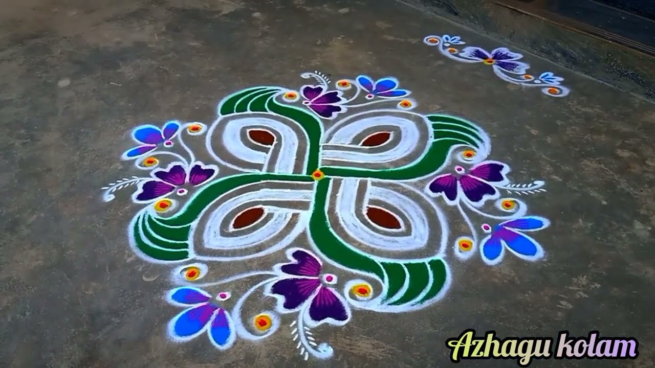 Creative padikolam design, Friday morning rangoli , #azhagukolam #rangoli #kolamdesign #padikolam