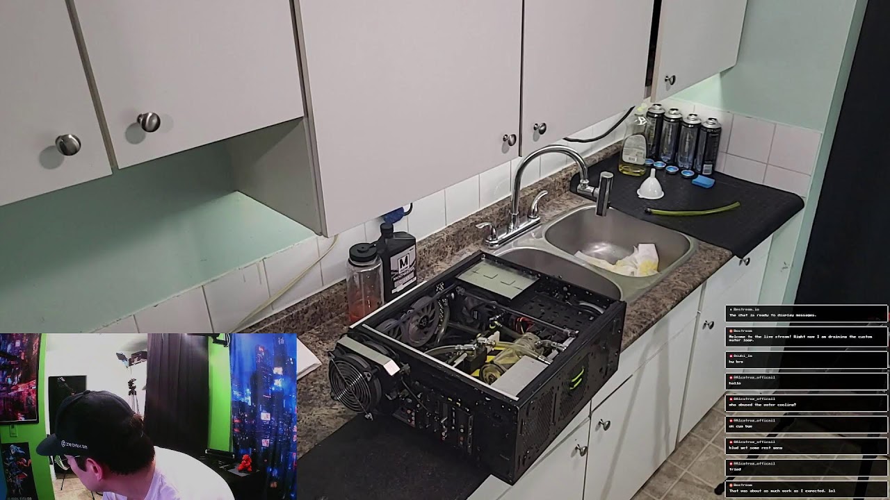 Thermaltake V3 CWC PC Mod - Live Stream 1