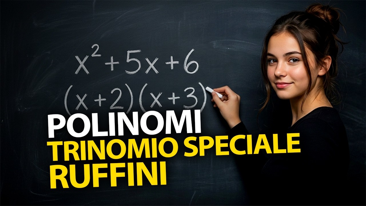Scomposizione del trinomio speciale e scomposizione con Ruffini