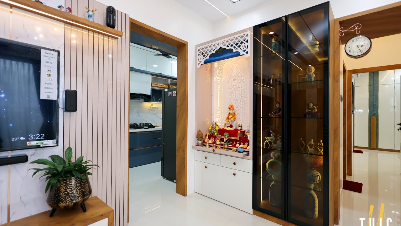 Luxurious 2BHK interior design | Best interior designer in pune #theurbaninteriorcompany #tuic 