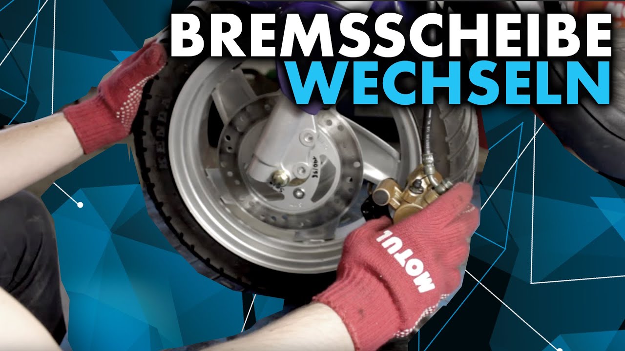 Anleitung: Bremsscheibe wechseln am Roller