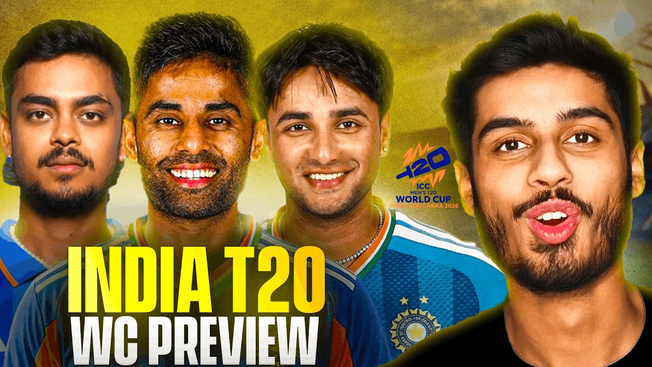 Indian Team T20 WC 2026 PREVIEW! | Team Combination ,Playing 11,Pitch Report and Much More