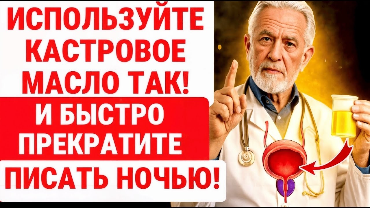 ДОКТОРА В ШОКЕ! НОЧНОЙ МЕТОД С КАСТОРОВЫМ МАСЛОМ - НЕДЕРЖАНИЯ БОЛЬШЕ НЕТ!