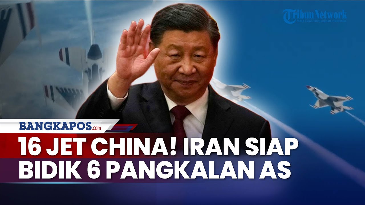 China Murka! 16 Jet China Iran Siap Bidik 6 Pangkalan Militer Washington dari Qatar