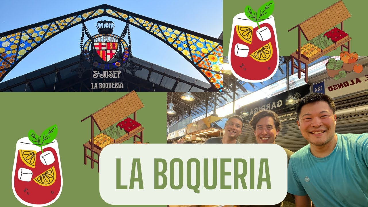 13.) LA BOQUERIA MARKET feat. Oysters, Spanish Sashimi + New Friends 🇪🇸