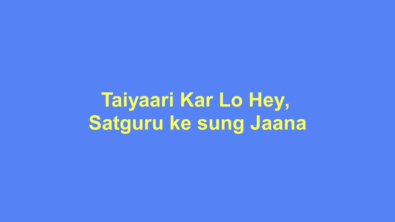 WAQTGURU JINDARAM 600 MASTANA--Shabd Collection-Taiyyari Kar Lo