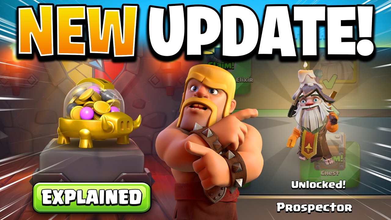 New Update - Prospector & Hoggy Bank Explained (Clash of Clans)