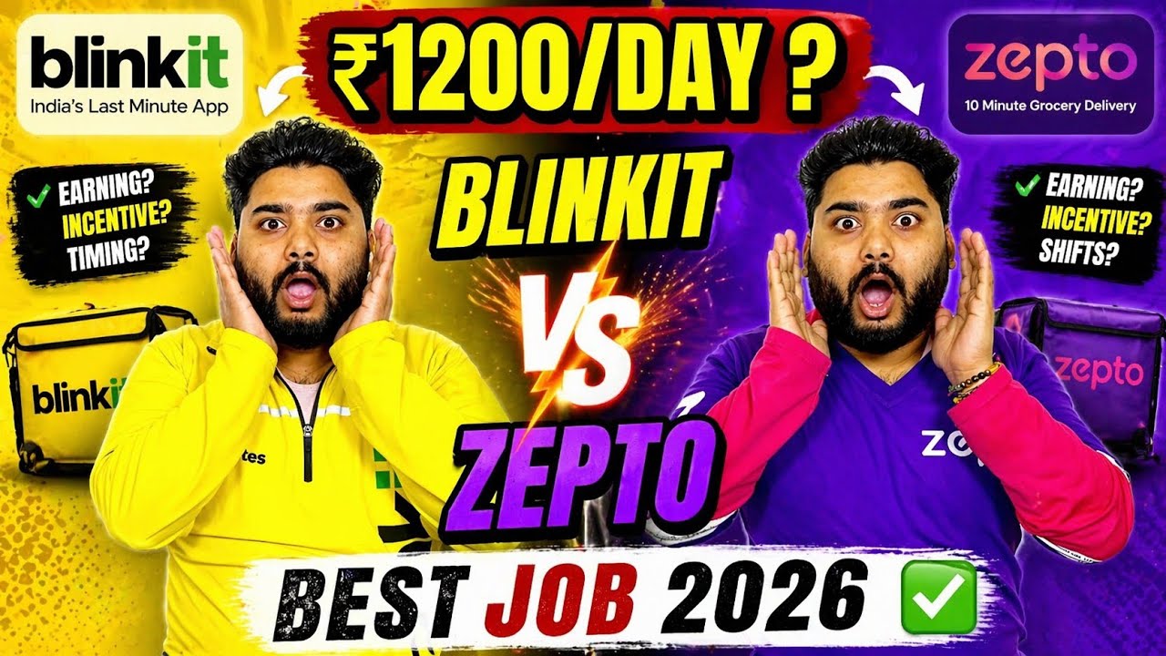 Blinkit vs Zepto Job 2026 Best