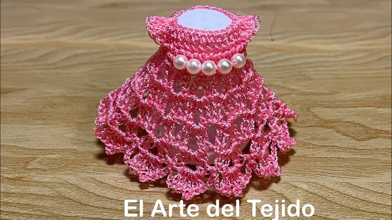 Paso a paso funda para salero tejido a gancho