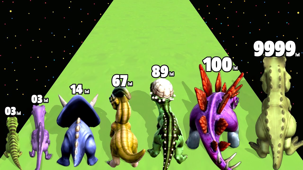 Dino Run Dinosaur Runner - Level Up Dinosaur Max Level Gameplay (New Update) FullGameplay