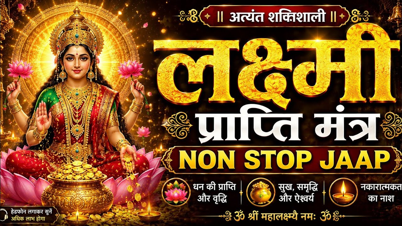 Ghar Mein Dhan Bharne Ka Lakshmi Mantra | Attract Wealth, Prosperity & Abundance