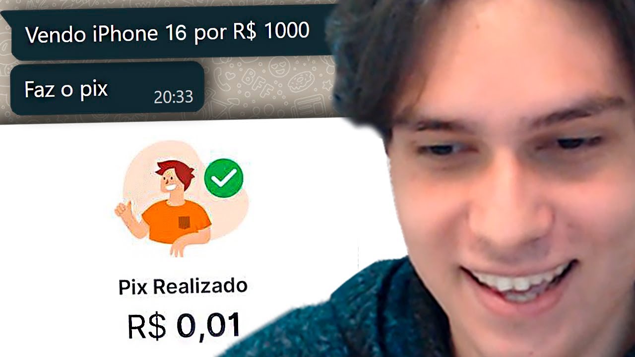 TROLEI 100 GOLPISTAS DO PIX DIFERENTES KKKKKKKK (RESTROSPECTIVA TROLLANDO GOLPISTAS)