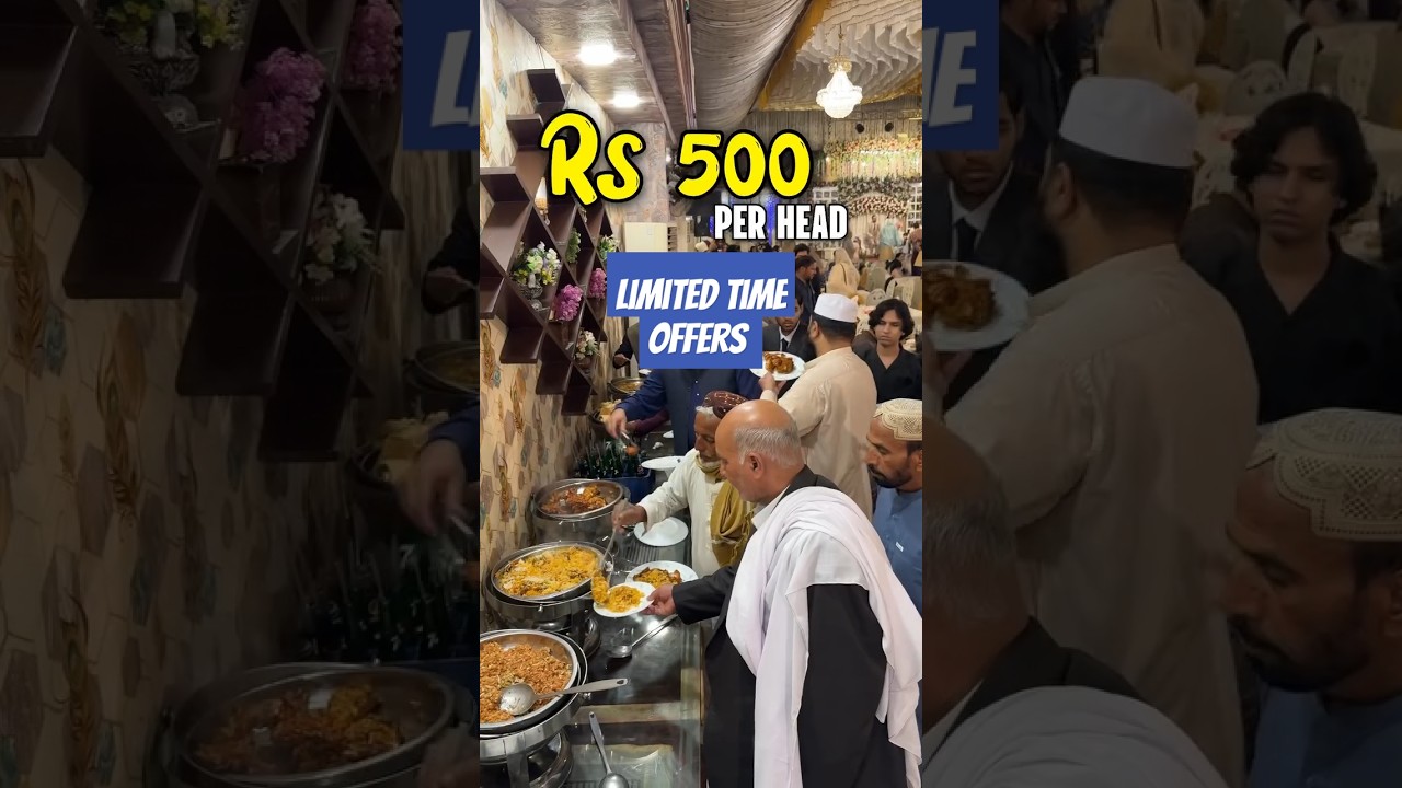 RS 500 PER HEAD in all Over Karachi | Minimum 200 Persons
