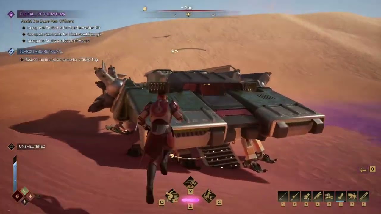 Dune Awakening: Sandcrawler Solo Spice Farming!