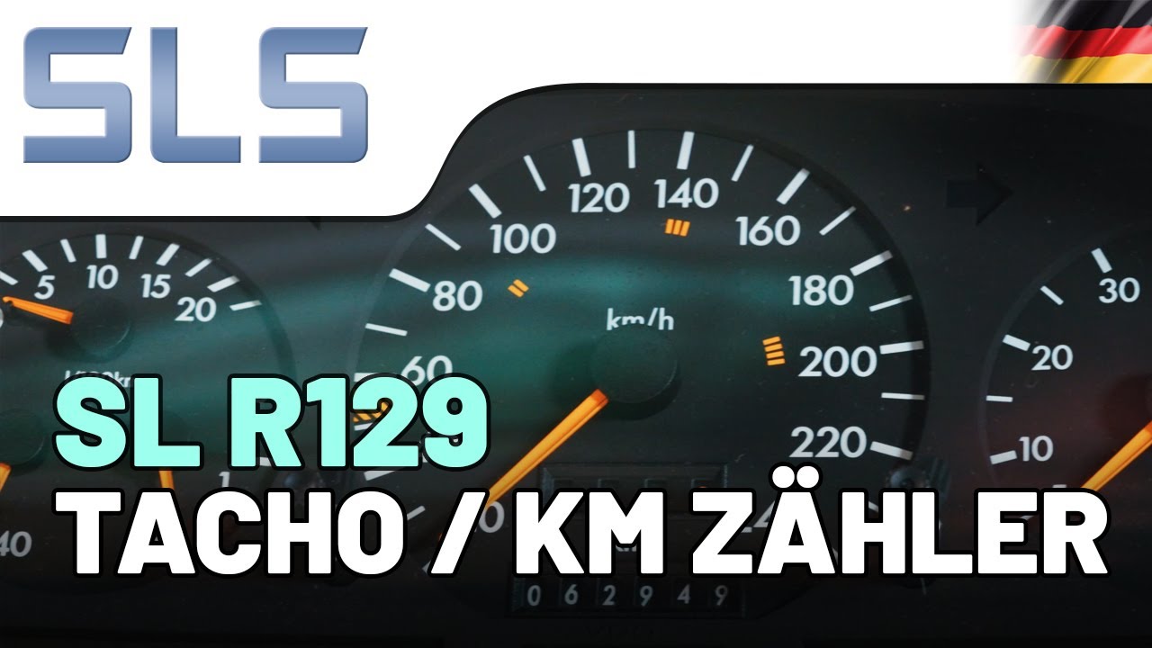 Mercedes SL R129 Tachoausbau - Der Wegstreckenzähler funktioniert nicht mehr