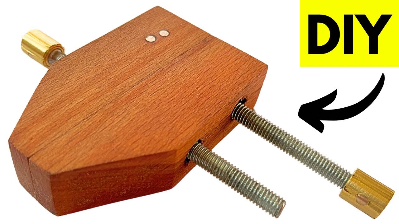 Innovative Workshop Solutions: Building a High-Powered Tool Maker&rsquo;s Clamp with Wood & Brass #clamp