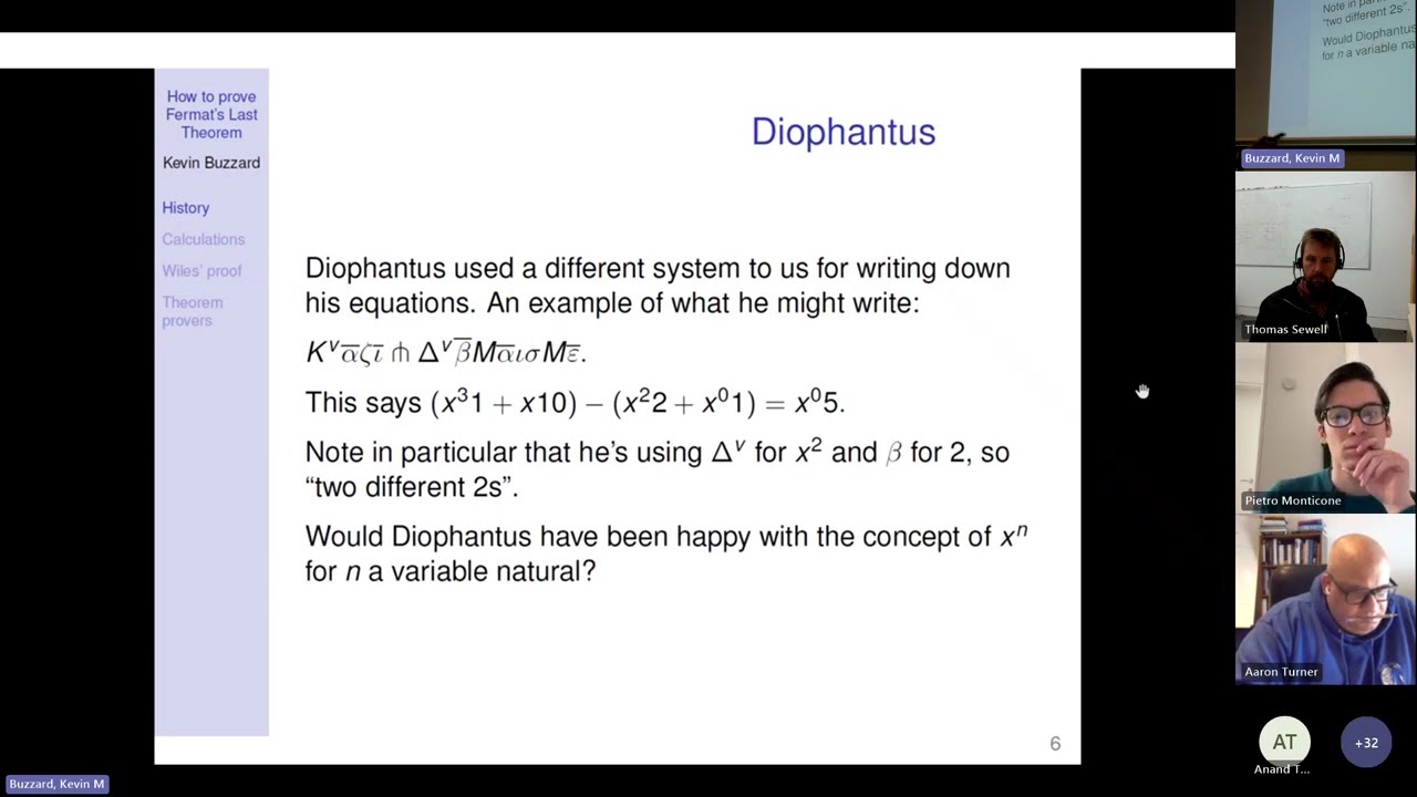 Kevin Buzzard: How to prove Fermat's Last Theorem (8 Feb 2024)
