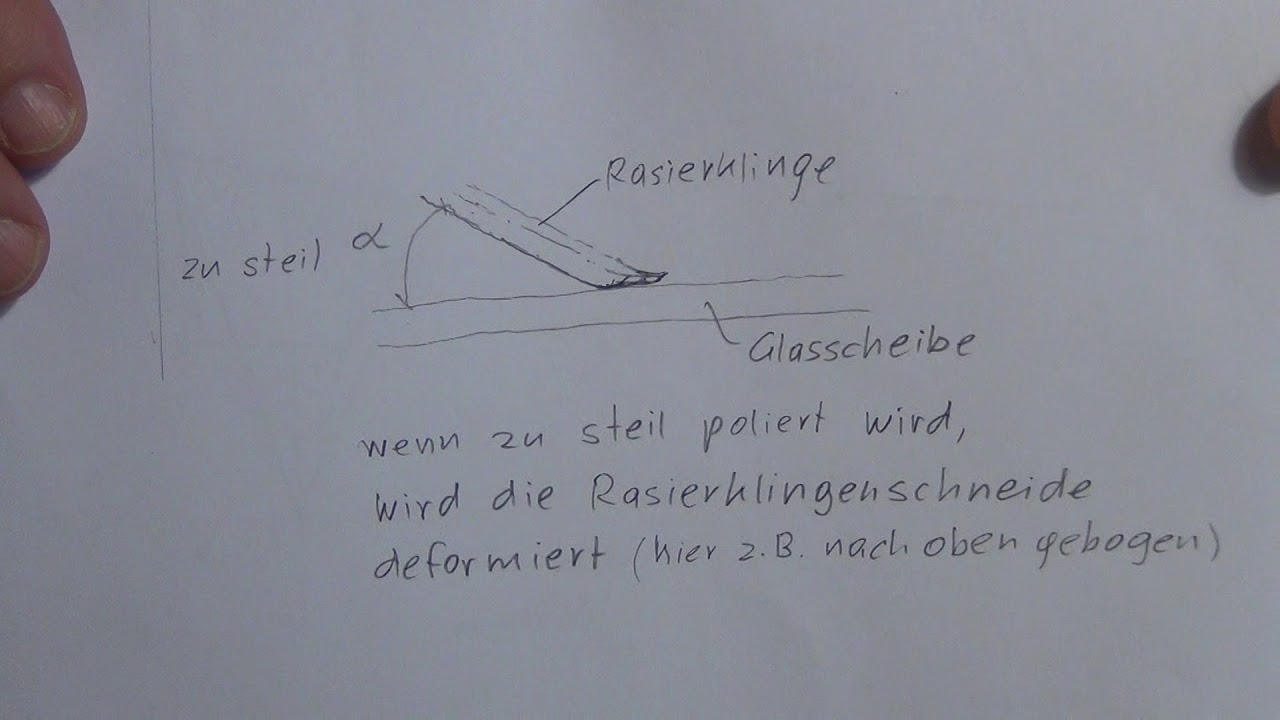 Rasierklingen schärfen mit Mikrofasertuch
