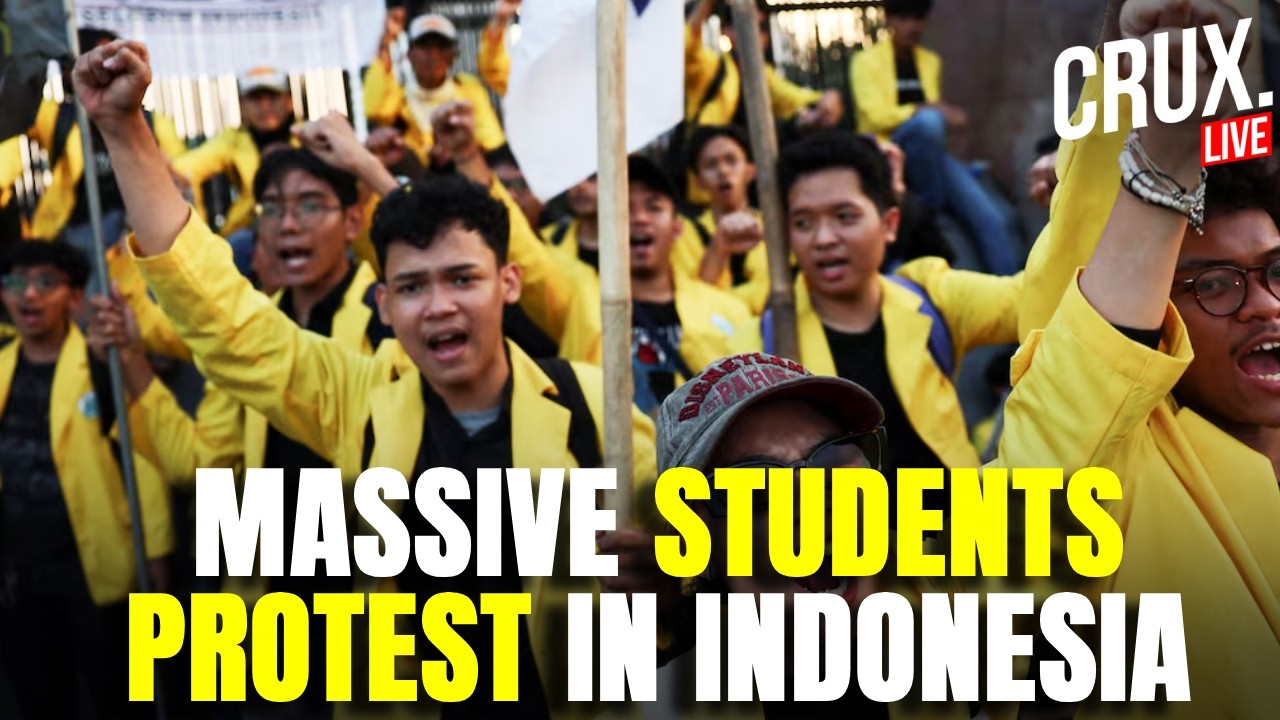 Indonesia Protest LIVE | Thousands Of Students Rally Against President Prabowo | Inflation | Economy