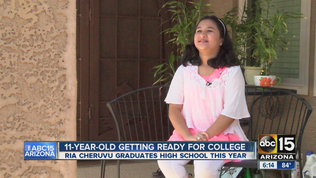 Amazing! 11-year-old Arizona girl to start college at ASU