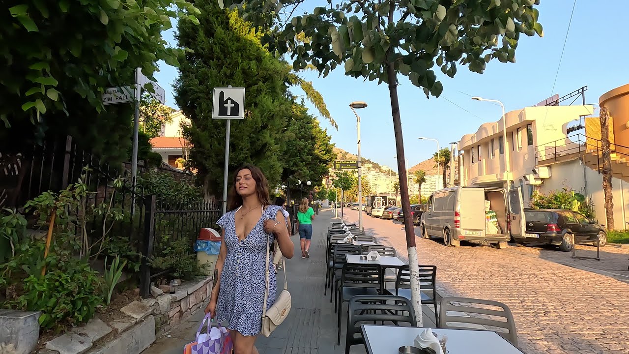 Saranda Albania Walking Tour 2023 [4k]-3