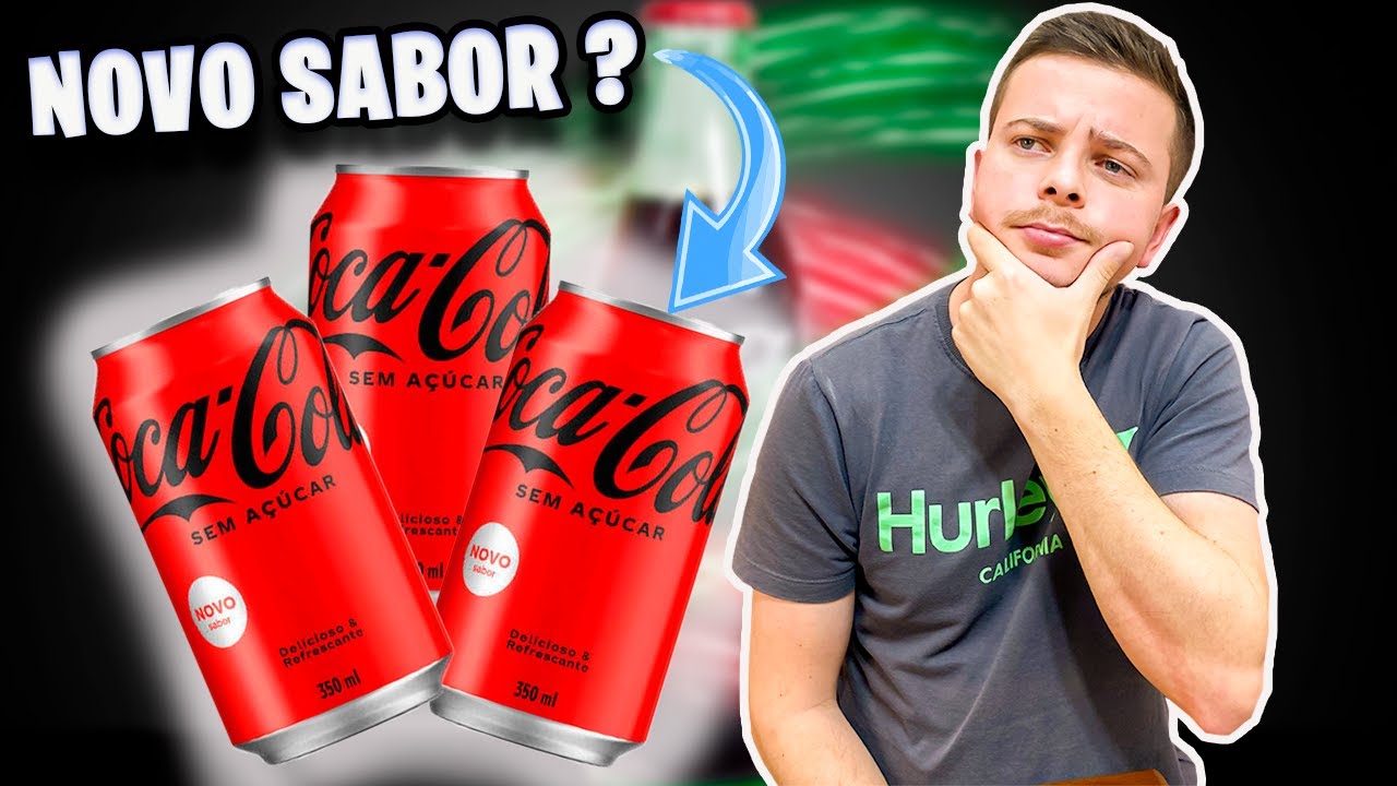 COCA COLA NOVO SABOR &Eacute; BOM? Qual a diferen&ccedil;a?
