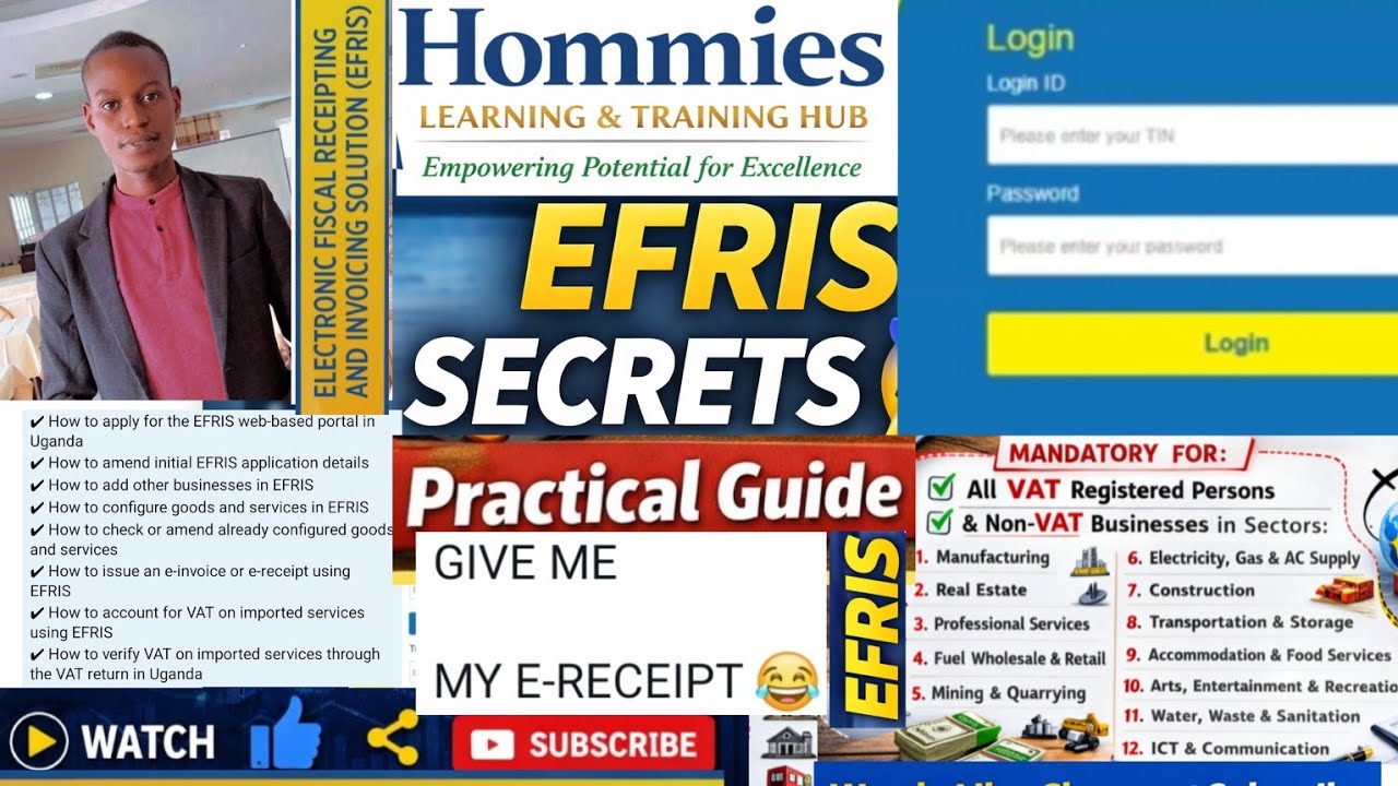 How to use EFRIS Web portal | PRACTICAL SESSION