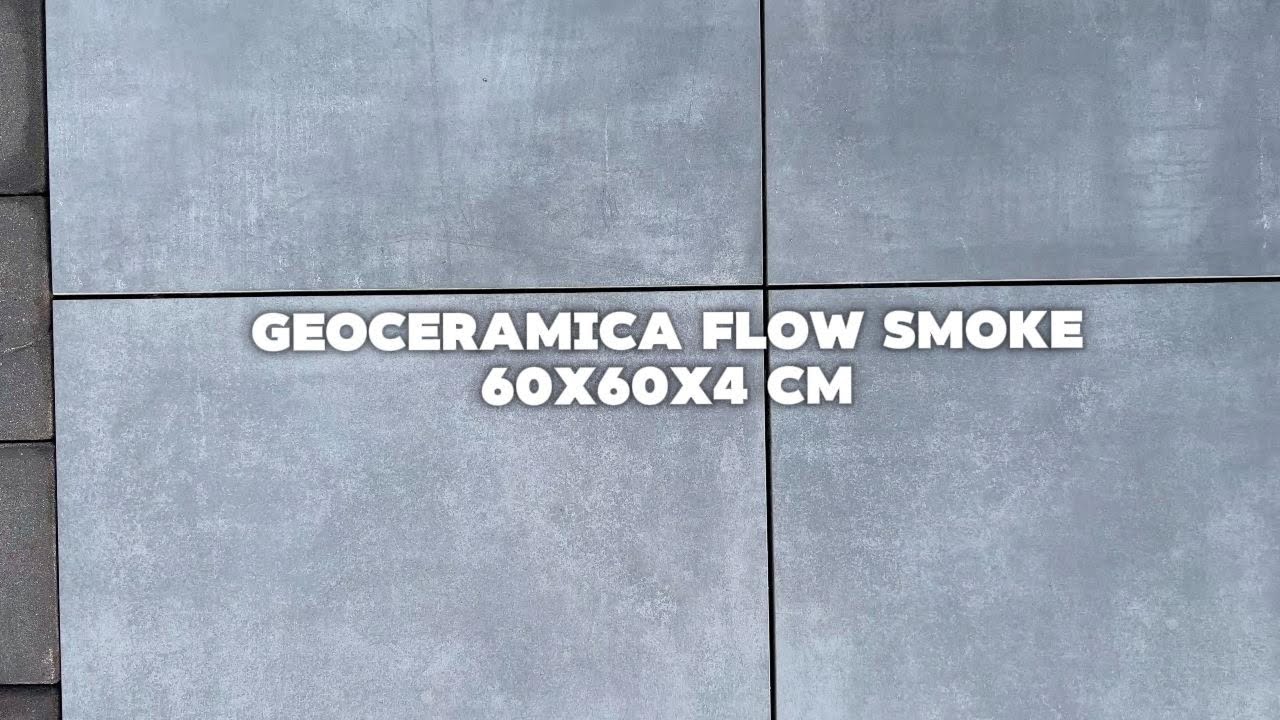 GeoCeramica Flow Smoke 60x60x4 cm
