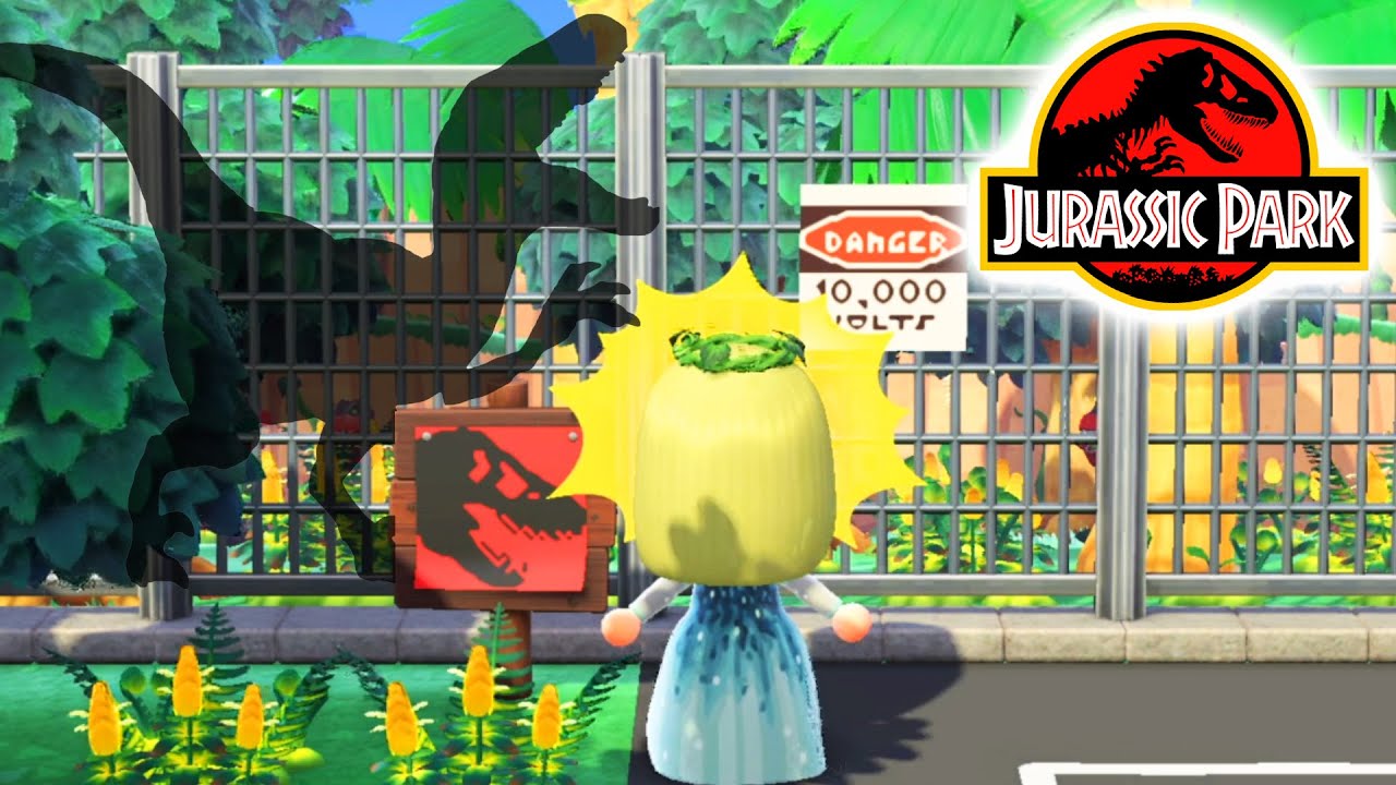 UNE ÎLE JURASSIC PARK DANS ANIMAL CROSSING ?! 🦖🌴