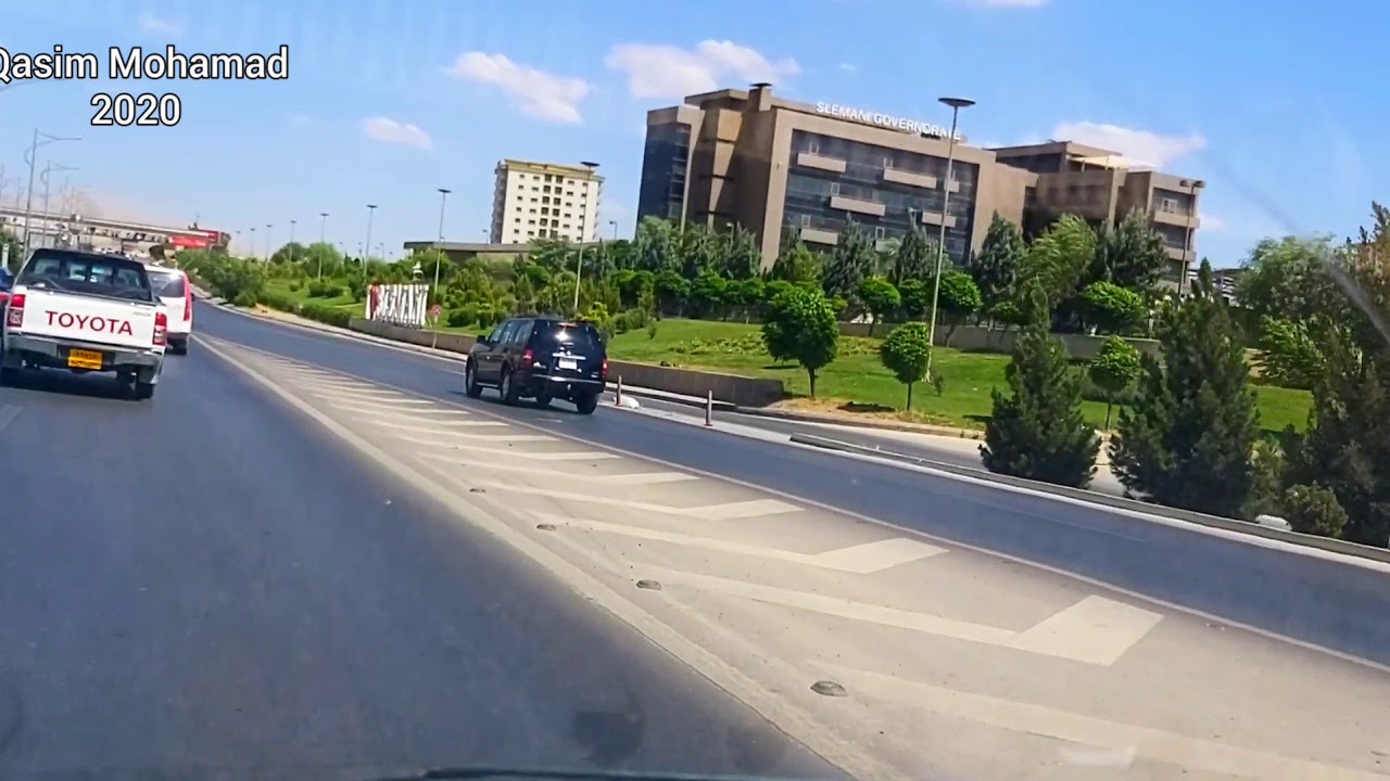 من جامعة السليمانية باتجاه شارع سالم