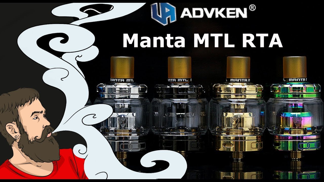 Vape обзор №237. ADVKEN Manta MTL RTA + голосование.